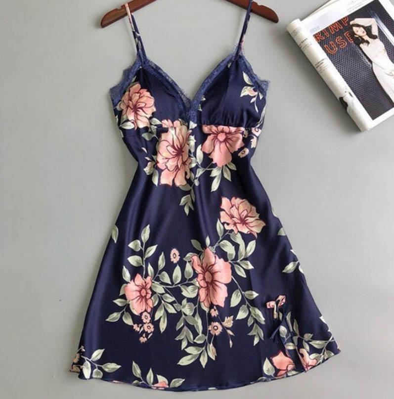 Пеньюар женский Fashions Marie S Синий (8/19-со)