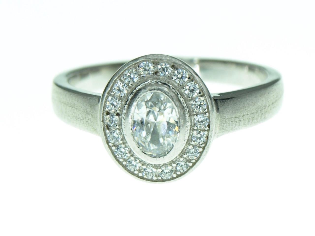 Каблучка зі срібла р. 18 (К2Ф/489-І) - фото 2