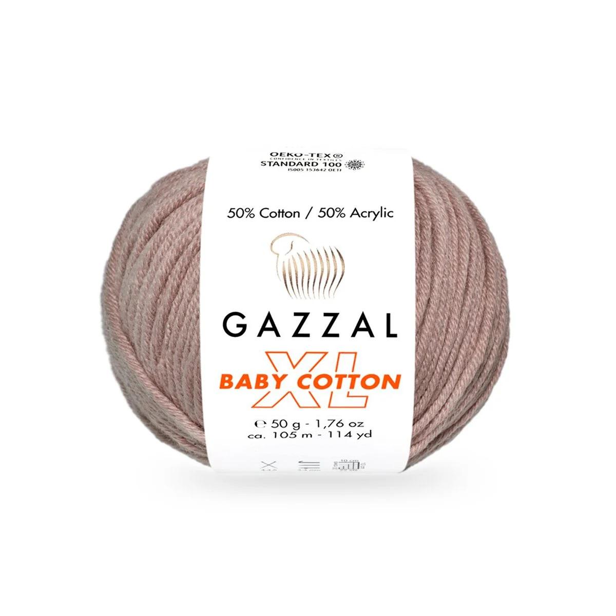 Пряжа Gazzal BabyCotton XL 3434 Пряжа Gazzal BabyCotton XL 3434