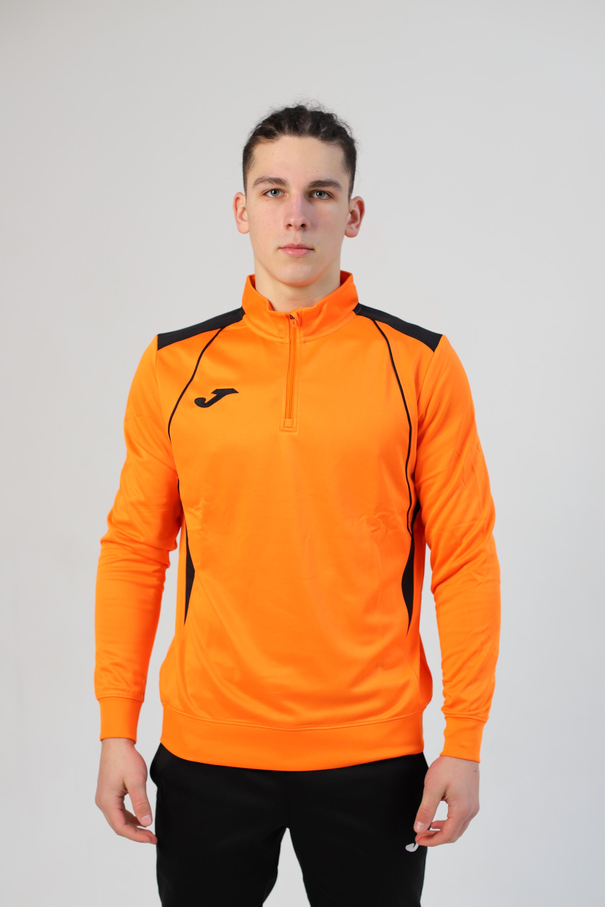 Реглан Joma 103082.881 Championship Vii Sweatshirt M Orange Black (8445757164773)