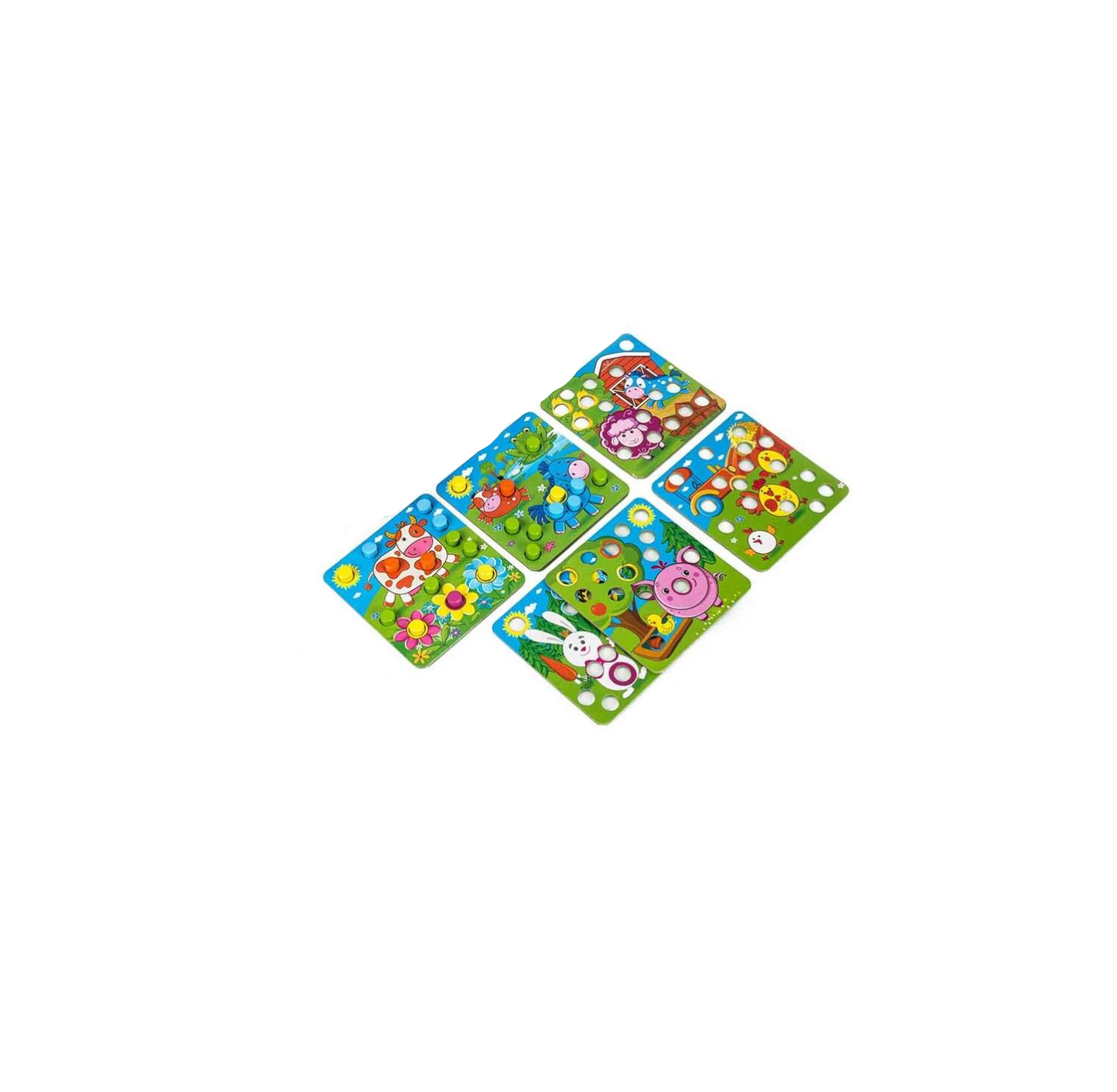 Деревянная игра Vladi Toys ZB2002-01/6 Ферма на украинском языке (23363014) Деревянная игра Vladi Toys ZB2002-01/6 Ферма на украинском языке (23363014)