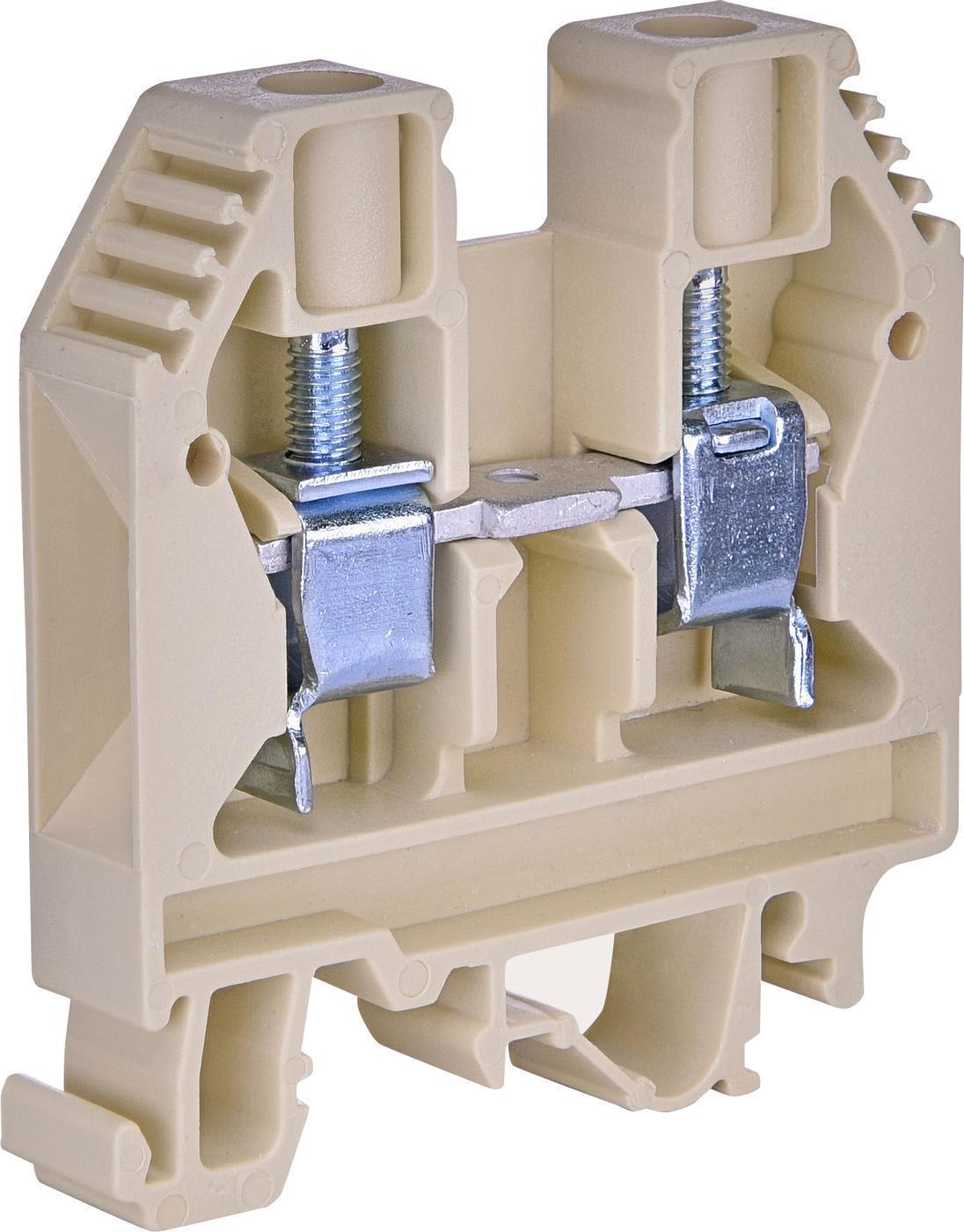 Клема гвинтова ETI VS 10 PA 10 мм2 Бежевий (3901101)