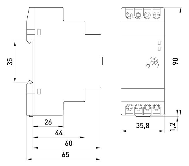 Реле сутінкове E.NEXT з зовнішнім датчиком AC 230 В 20 A AC-1 (i0310014) - фото 3