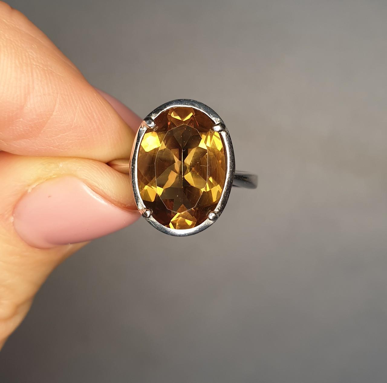 Кольцо серебряное с султанитом р. 17,5 5,51 г (1379760747)