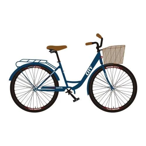 Велосипед Spark CITY MOVA колеса 28" стальная рама 18" Темно-синий (000205323)