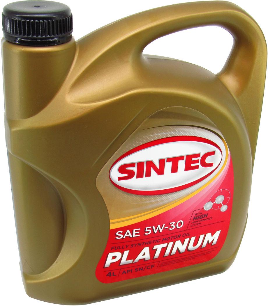 Моторное масло бензин/дизель Sintec Platinum 5W-30 4 л Моторное масло бензин/дизель Sintec Platinum 5W-30 4 л