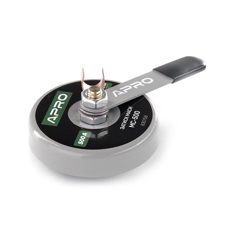 Зажим массы Apro магнитный 500А 30 кг (830759)