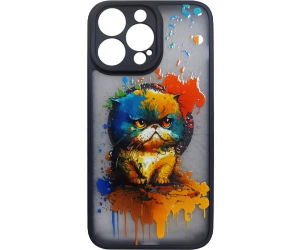 Чехол накладка Gelius Print Case UV (Magsafe) для iPhone 14 Pro, Fluffy Cat