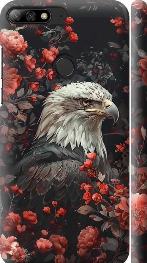 Чехол на Huawei Honor 7C Pro Цветочный страж (6102m-2070-42517)