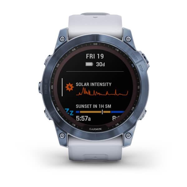 Смарт-часы Garmin Fenix 7X Sapphire Solar DLC Белый (010-02541-15) - фото 2