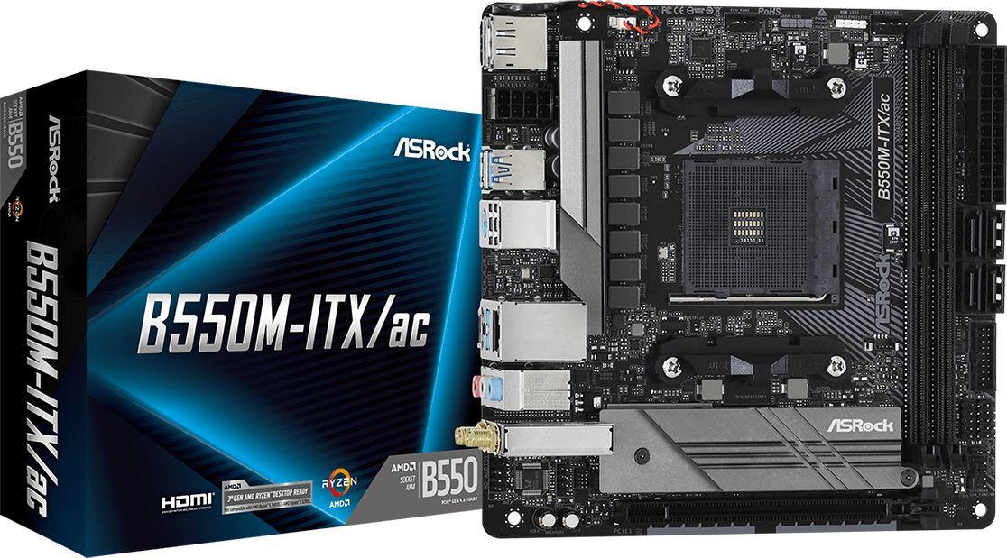 Материнська плата ASRock B550M-ITX/ac (343045)