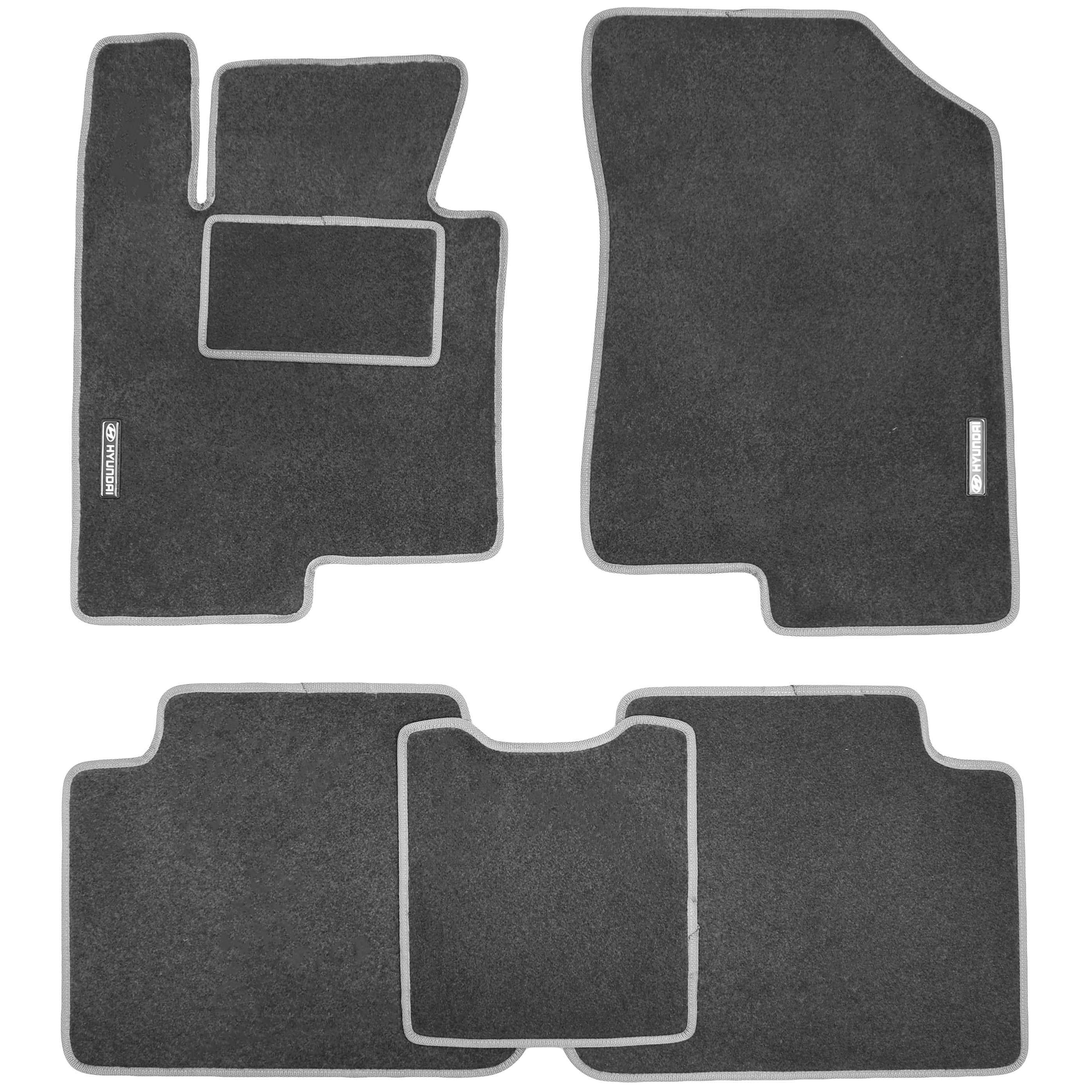 Коврики в салон Стандарт для Hyundai Sonata '10-15 текстильные Серый