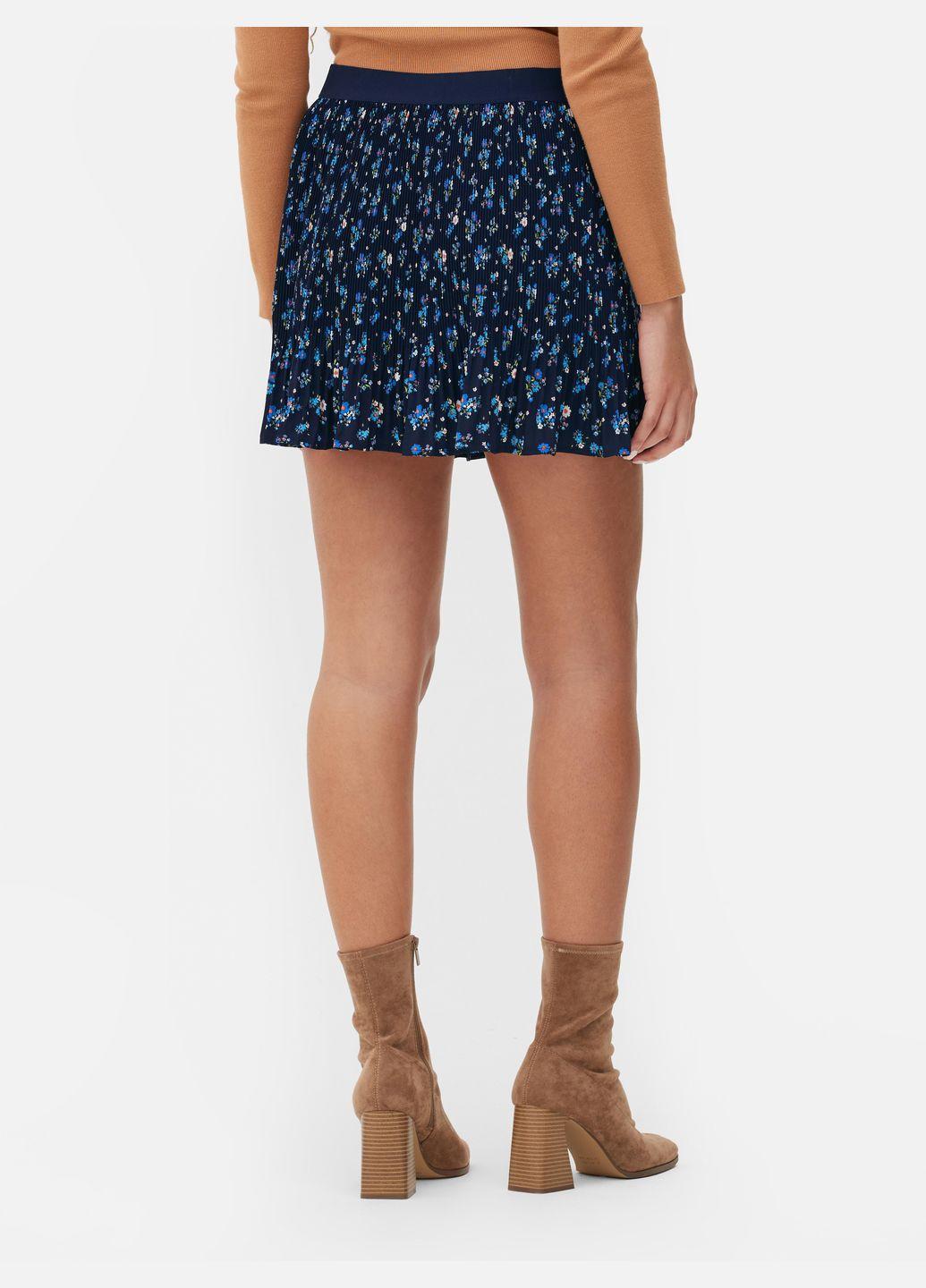 Юбка Primark 7621006 Цветы XS Синий - фото 3 Юбка Primark 7621006 Цветы XS Синий - фото 3