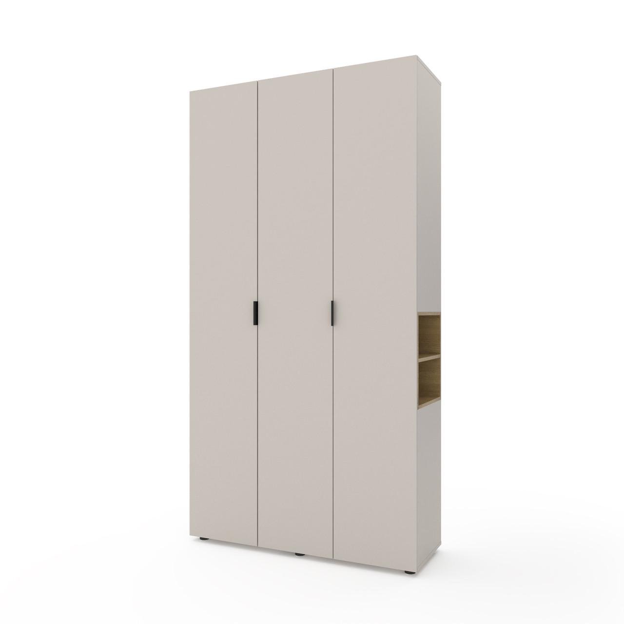 Шафа Metkas Home A015R ЛДСП 1200x420x2300 мм Кашемір/Дуб Артізан - фото 2 Шафа Metkas Home A015R ЛДСП 1200x420x2300 мм Кашемір/Дуб Артізан - фото 2