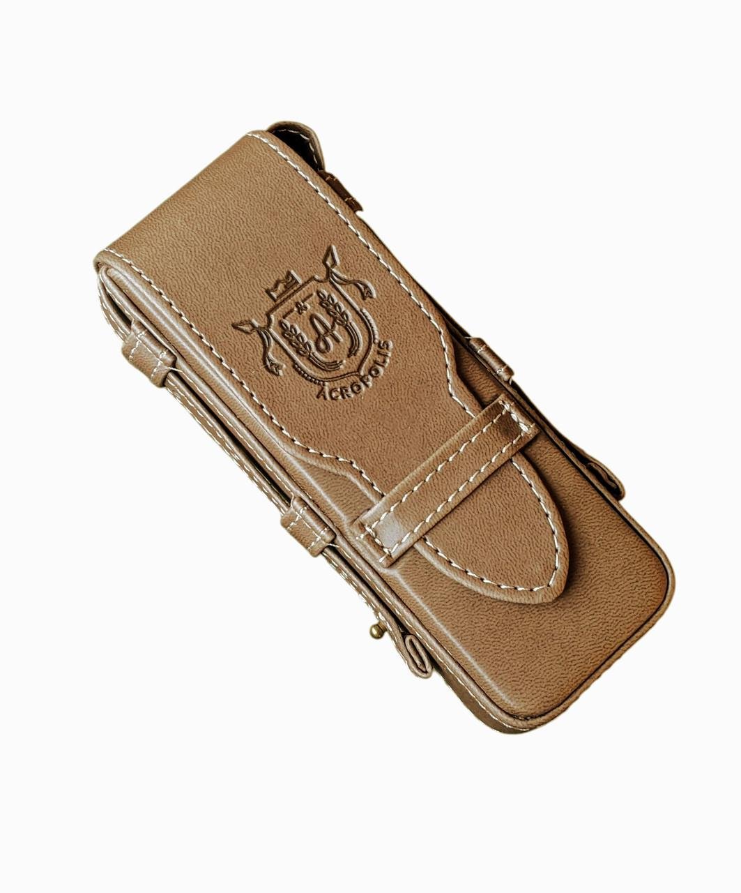 Футляр для очков с ремешком Светло-коричневый (2797254684) - фото 3