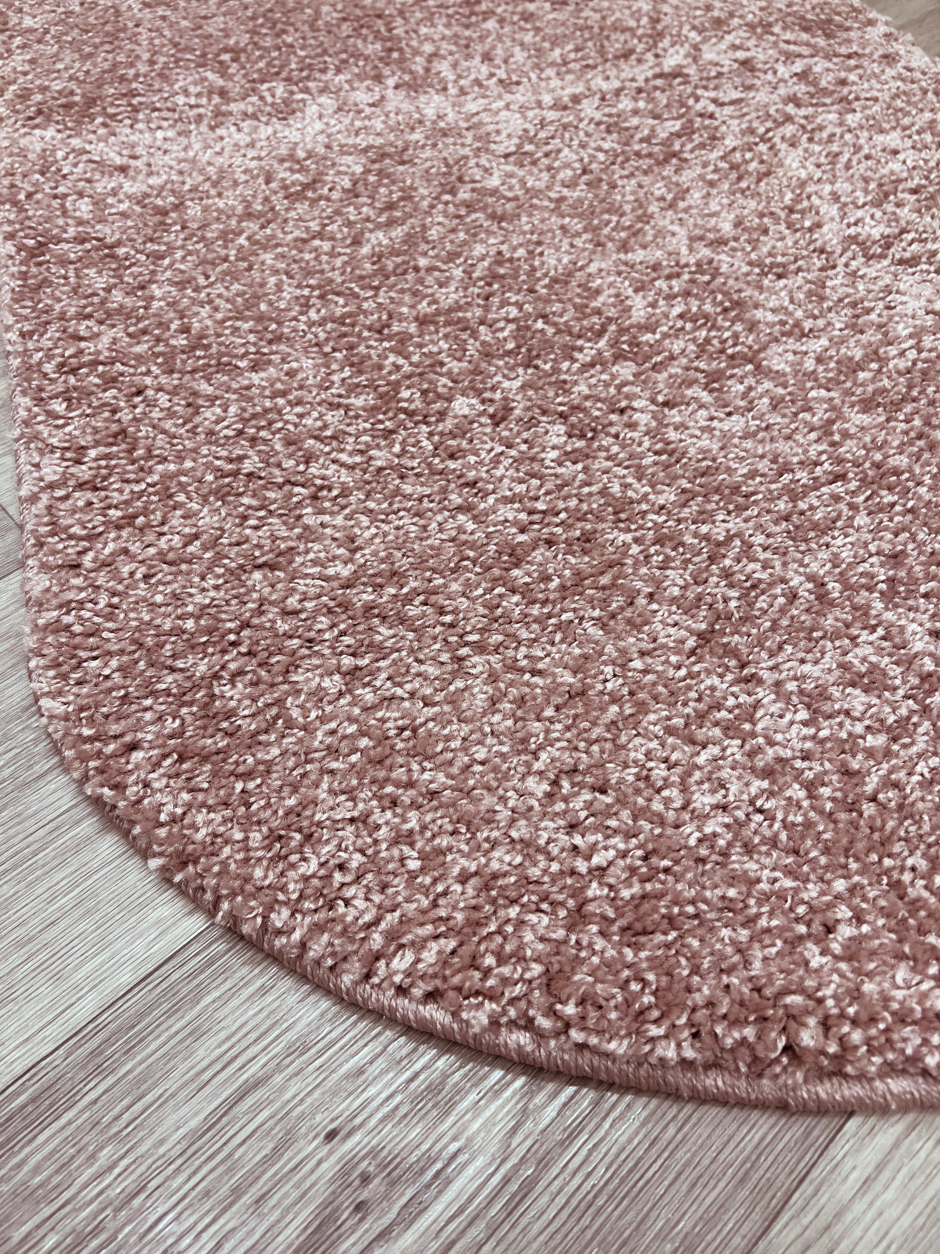 Килим з довгим ворсом Shaggy Karat Fantasy овал 50x80 см Рожевий (12500/75RО05) - фото 5 Килим з довгим ворсом Shaggy Karat Fantasy овал 50x80 см Рожевий (12500/75RО05) - фото 5