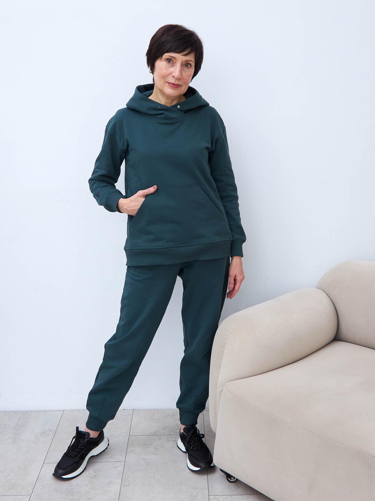 Худі жіночий базовий на резинці FROMUS S/M Зелений (2557-60)