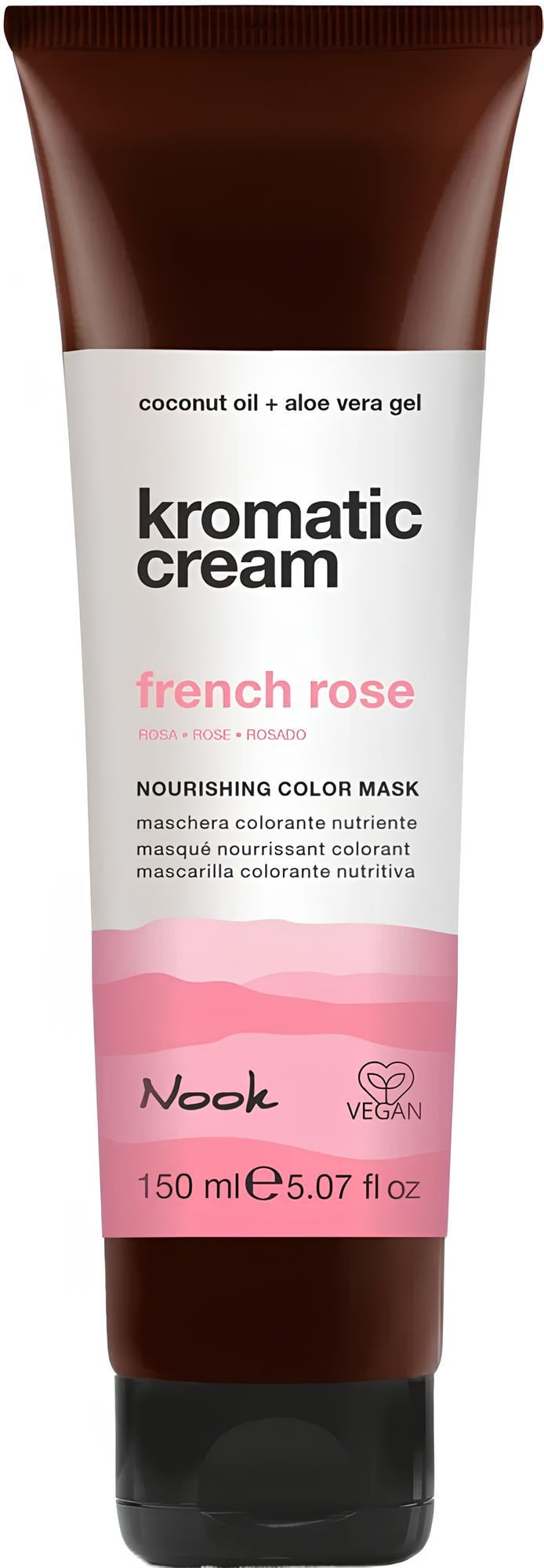Питательная тонирующая маска Nook Cosmetics KROMATIC CREAM Nourishing Color Mask 150 мл French Rose
