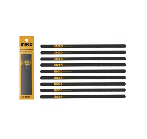 Набор пильных полотен для мини ножовки INGCO MHSB1521 150 мм 24Т сталь 65Mn 10 шт.