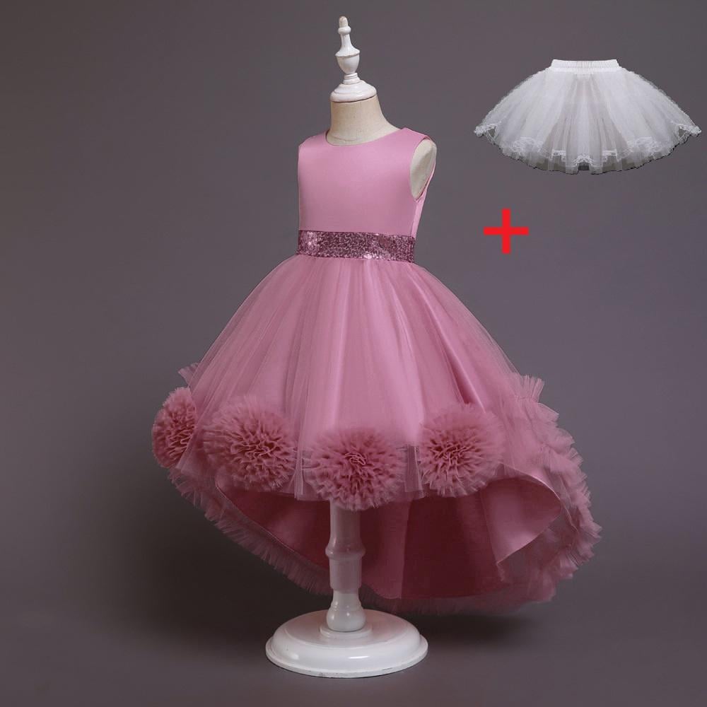 Сукня святкова дитяча KatyKids Софія з фатином та бантом 110 см Рожевий (11012160600) - фото 5 Сукня святкова дитяча KatyKids Софія з фатином та бантом 110 см Рожевий (11012160600) - фото 5
