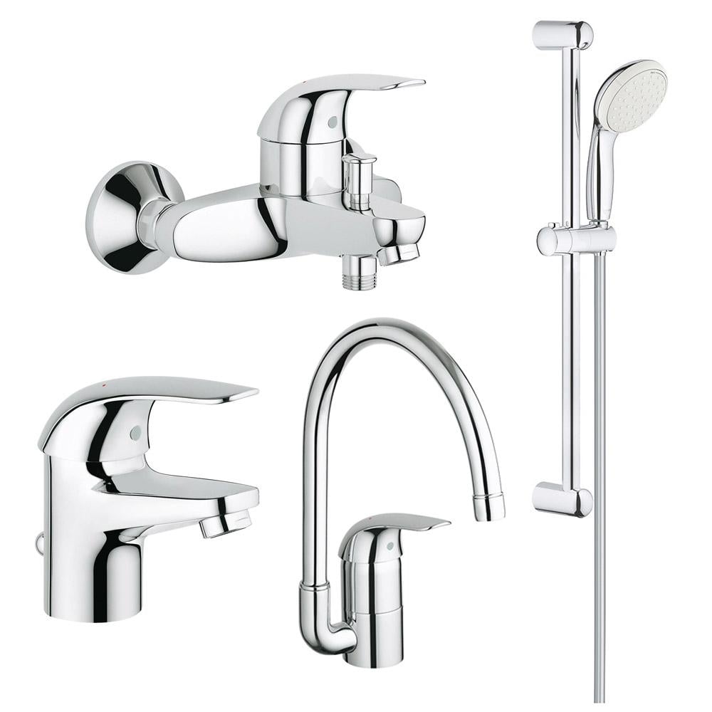 Набор смесителей Grohe Euroeco 123242K (5371046)