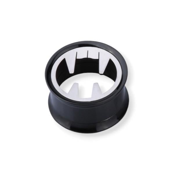 Тоннель-трубка раскручивается со стальными зубьями в отверстии BFTD05 10 мм Черный