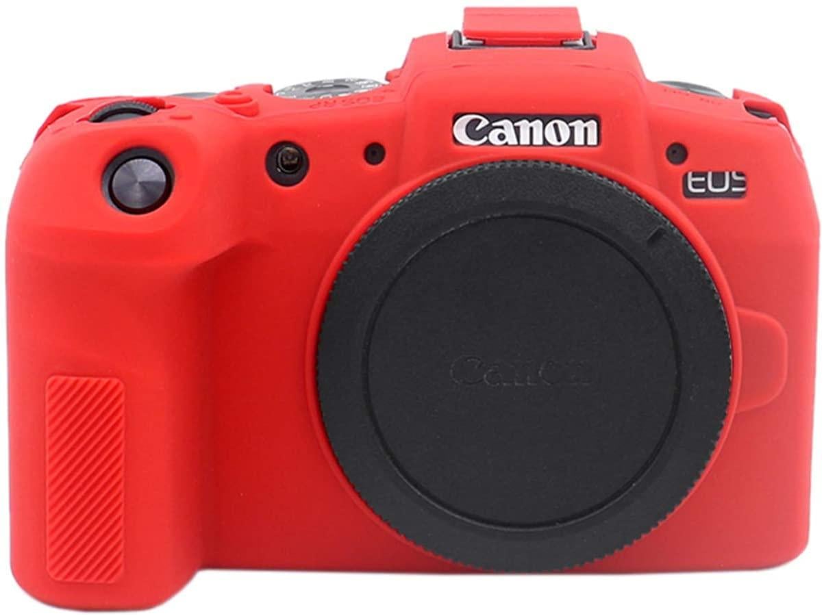 Чехол для фотоаппаратов Canon EOS RP защитный силиконовый Красный (PPZ1393)