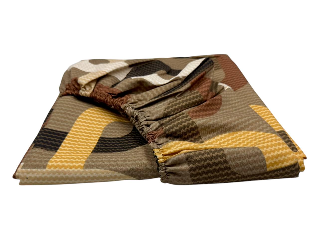 Простынь на резинке Геометрия из полисатина 180х200 см (SP-1904g/x180) - фото 6 Простынь на резинке Геометрия из полисатина 180х200 см (SP-1904g/x180) - фото 6