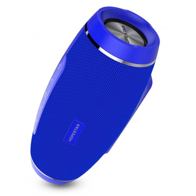 Колонка беспроводная Hopestar H27 IPX6 с FM-радио и PowerBank Синий (00036)