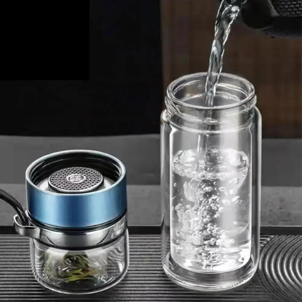 Колба для заваривания чая стеклянная Nankin с ситечком и крышкой 300 мл (102135) - фото 2