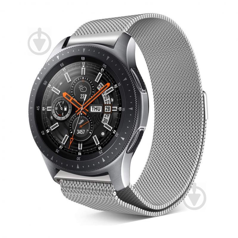 Ремешок BeWatch миланская петля для Samsung Galaxy Watch 42 мм Серебро (100205.3)