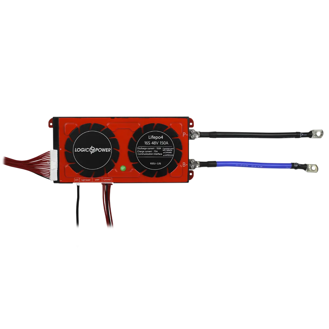 Плата Smart BMS LP LiFePO4 48V 16S Dis 150A Ch 75A UART+RS485+CAN (2871498126)