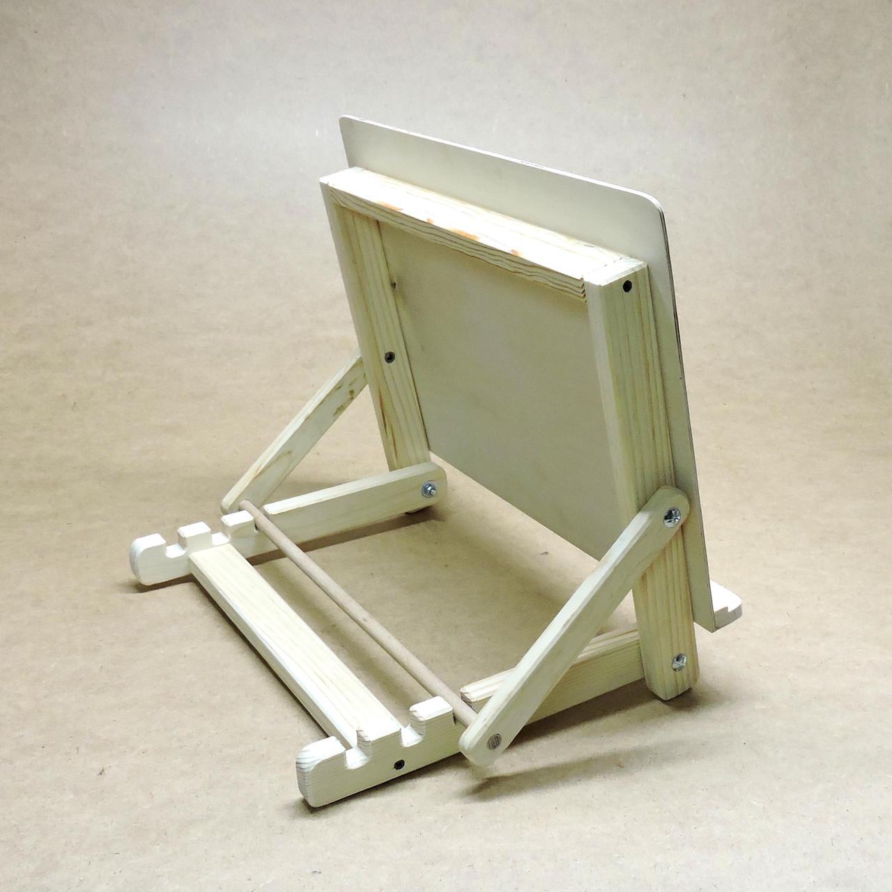 Мольберт из дерева Моне А3 настольный раскладной (МЛБ-000103) - фото 6 Мольберт из дерева Моне А3 настольный раскладной (МЛБ-000103) - фото 6