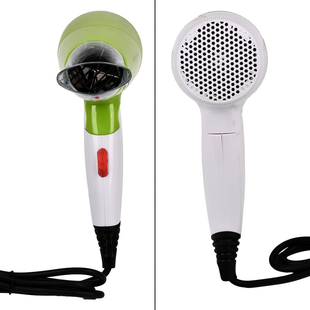 Фен для волос PRO BaBylisscoco PRO-881 складная ручка 1500W компактный 12,5х8,5х21 см Белый с салатовым (R98031) - фото 3