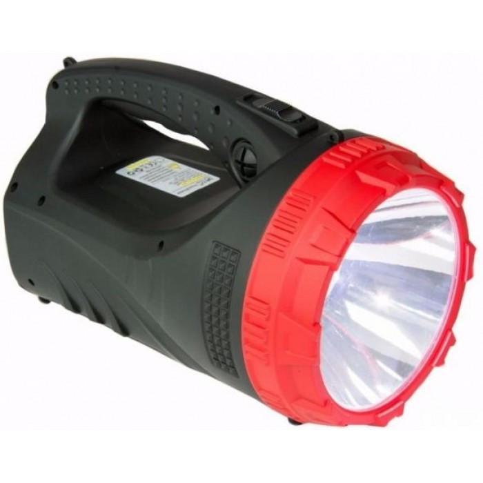 Фонарь-прожектор аккумуляторный Yajia YJ-2827 3W + 9 LED 6000 mAh Черный с красным (32407841)