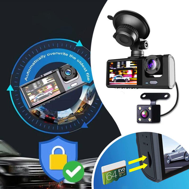 Відеореєстратор з трьома камерами 1296P Full HD+ - фото 7 Відеореєстратор з трьома камерами 1296P Full HD+ - фото 7