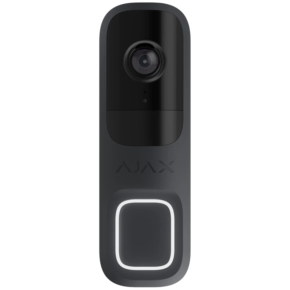 Видеозвонок Ajax Doorbell Graphite Видеозвонок Ajax Doorbell Graphite