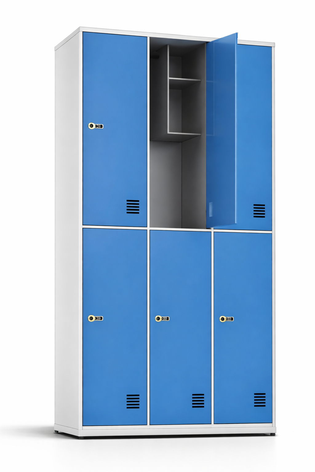 Шафа шкільна для зберігання особистих речей Master 6 mini металічна Блакитний (23273969)