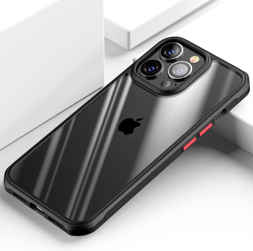 Чехол с противоударным бампером Primolux Refraction Case для смартфона Apple iPhone 13 Pro Max Black (1846162917) - фото 3