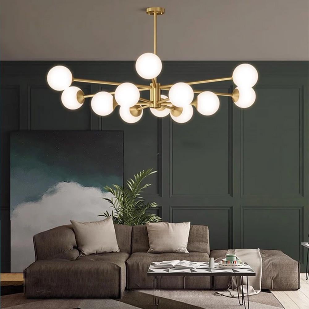 Люстра стельова Right Selection на 12 плафонів (CD 111/12 AB) - фото 1 Люстра стельова Right Selection на 12 плафонів (CD 111/12 AB) - фото 1