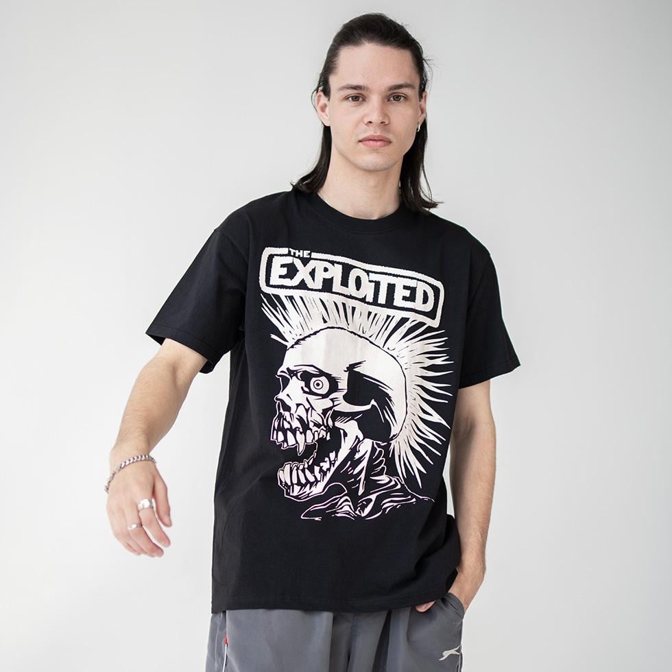 Футболка унисекс The Exploited Logo L Черный (00000001388)
