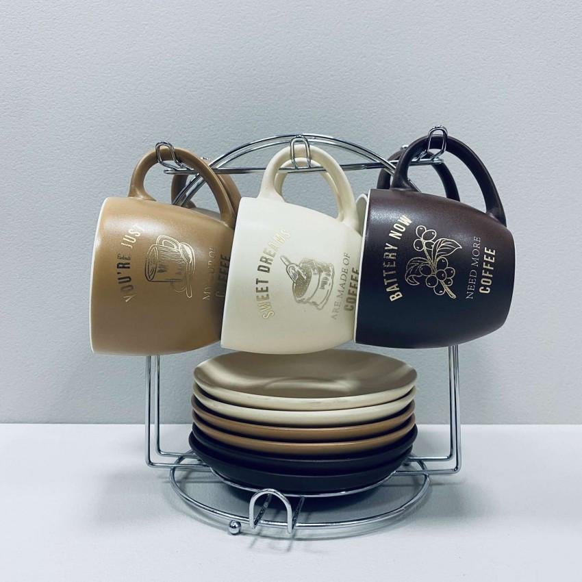 Сервіз чайний порцеляновий S&T 15200 Кав'ярня на стійці 270 мл 12 пр. (2385454767) - фото 2 Сервіз чайний порцеляновий S&T 15200 Кав'ярня на стійці 270 мл 12 пр. (2385454767) - фото 2