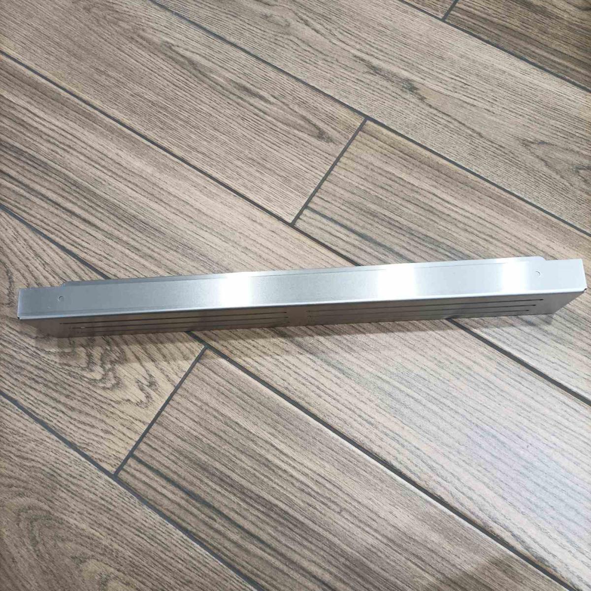 Полиця пряма відкрита Disfact HH-50 L-форми з нержавіючої сталі для ванної кімнати 50 см Сріблястий (3333) - фото 5