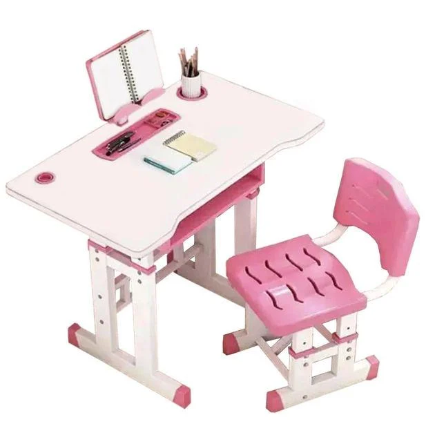Столик та стілець дитячий з регулюванням висоти та підставкою для книг