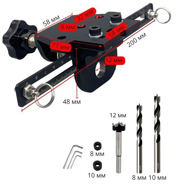 Кондуктор для свердління отворів під шканти (AN00568) - фото 11