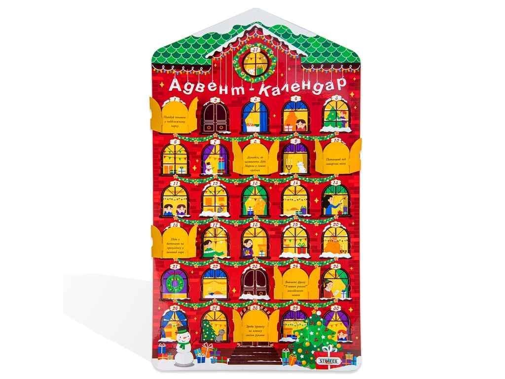 Настольная игра Strateg Рождественский адвент-календарь с заданиями 30461 (988265)