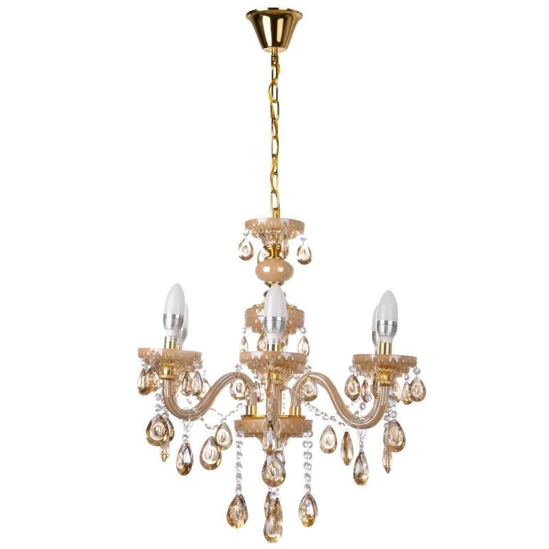 Люстра-свеча подвесная хрустальная Brille BCL-451S/6 E14