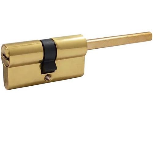 Циліндр Securemme К2 60 мм 30х30 мм монтажний ключ зі штоком Полірована латунь (20234)