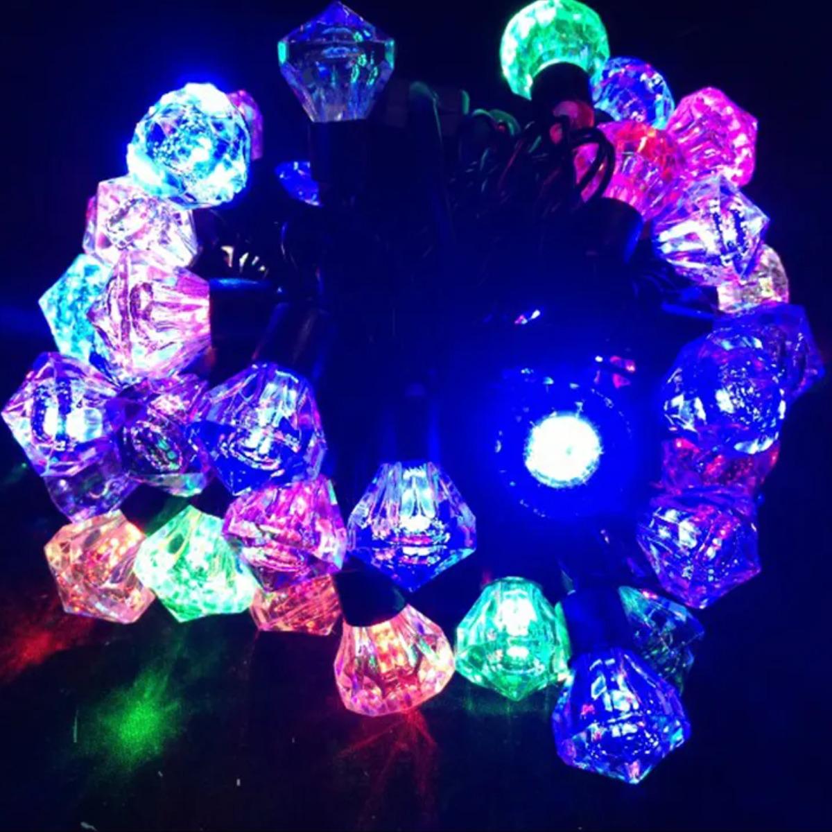 Гирлянда новогодняя Xmas Шарик Кристалл 5 м Разноцветный