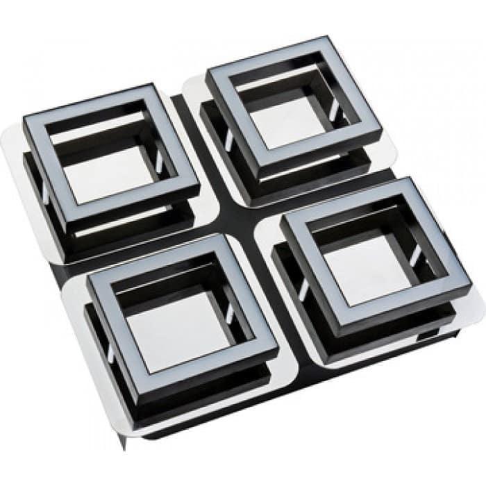 Стельовий LED-світильник LIKYA-4 4х5W 4000K 1200 Lm 220-240V 250x250 мм Хром (036-007-0004-010)
